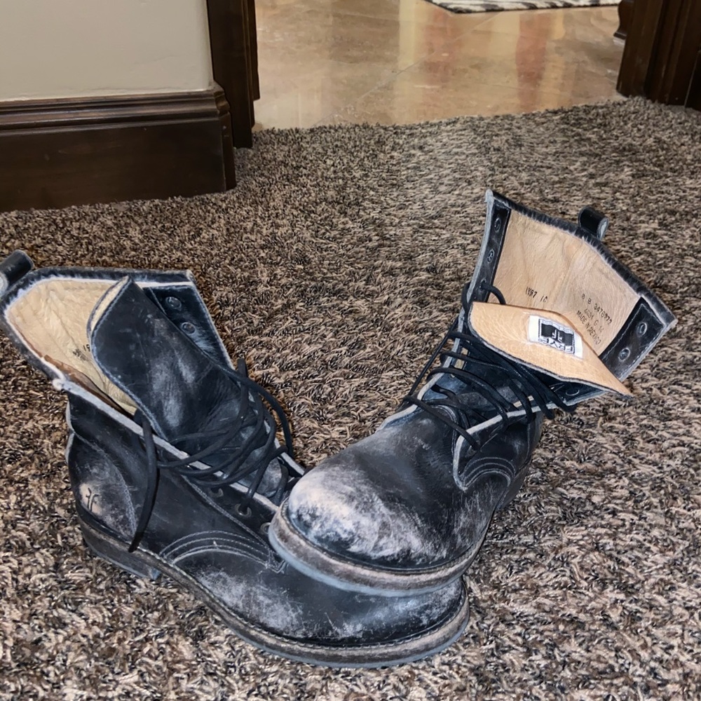 Frye Combat Boots